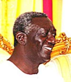 President Kufuor Leaves For The UK