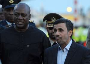 Prez Dramani with Iran Prez