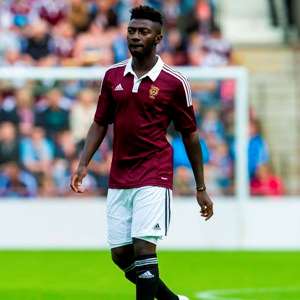 Ghana midfielder Prince Buaben sees red in Heart of Midlothian win in Scottish Championship