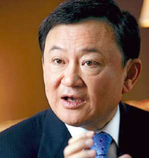 Former Thai prime minister Thaksin Shinawatra
