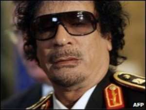 Libyan leader, Muammar Al-Gadhafi