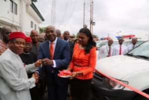 Presentation Of 10 Brand New Security Vehicles To Abia State Government By Zenith Bank PLC In Umuahia