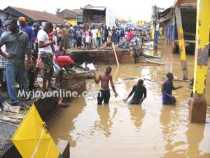 Property valued at more than GH¢ 12 million were destroyed at Swedru
