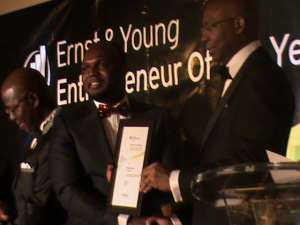 ERNST  YOUNG AWARDS WILLIAM ATO ESSIEN FOR EXCELLENCE