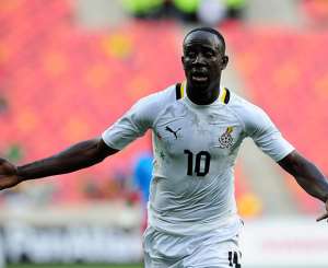 Ghana winger Albert Adomah was painting his mothers house in 2010 but set to make history in Brazil