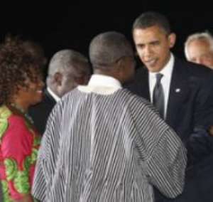 Obama has arrived!