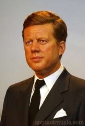 John F. Kennedy, 35th President of the USA assassinated in 1963
