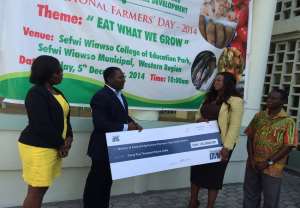 Tullow presents GH35,000.00 for National Farmers' Day celebrations