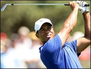 Golfer Tiger Woods