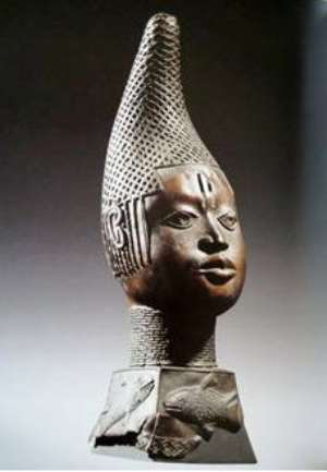Queen-Mother-Idia, Benin, Nigeria, now in Ethnologisches Museum, Berlin, Germany