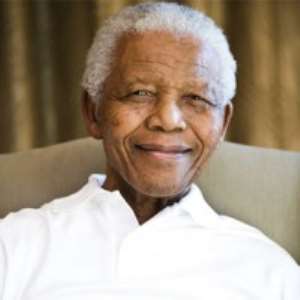 Former South African president Nelson Mandela