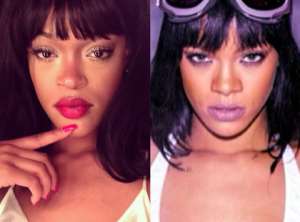 This Rihanna look-alike is making a career out of her resemblance