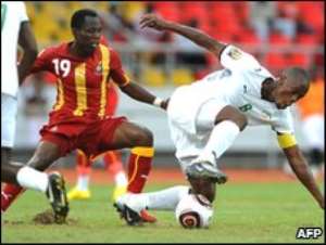 Badu played his heart out for Ghana