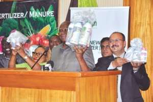 Organic fertiliser products launched in Accra