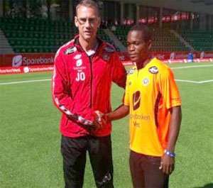 Mahatma Otoo at Sogndal in Norway