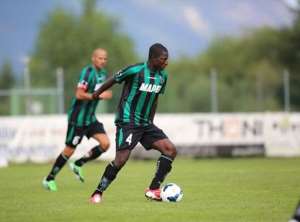 Abass Alhassan in action for Sassuolo