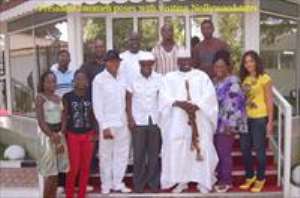 Gambian President and Nollywood stars