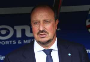 Delighted: Napoli coach Rafael Benitez happy with second half