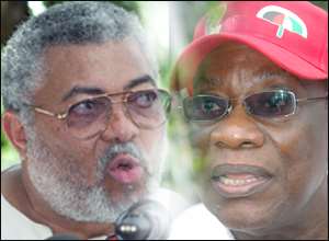 JJ Rawlings and Prez Atta Mills