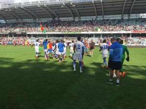 Ghanaian side Right to Dream celebrate their title success in Sweden