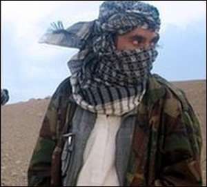 A Taliban militant