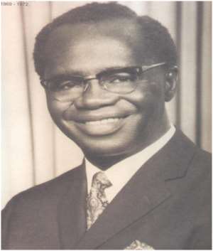 Dr. K. A. BusiaJuly 11, 1913–Aug. 28, 1978