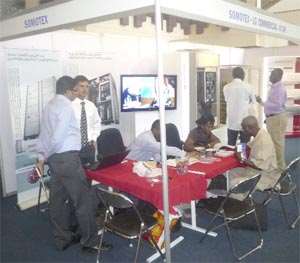 Executives amp; Somotex Staff at the exhibition