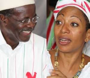 Dr Papa Kwesi Nduom and Samia Nkrumah