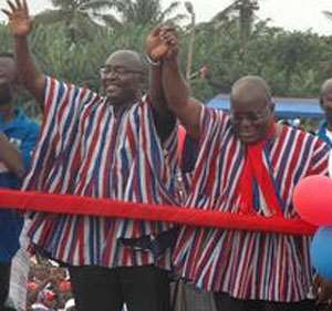 Dr Mahamudu Bawumia and Nana Addo Dankwa Akufo Addo