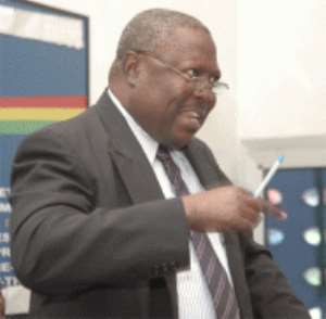 Mr Martin Amidu, Attorney General and Minister of Justice addressing the press in Accra