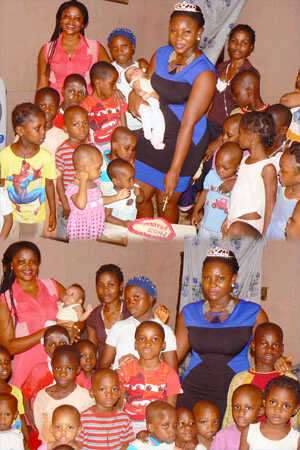 Miss Plus-Size Africa Queen Celebrates Birthday With Motherless Babies In Asaba