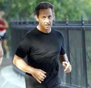 French President Nicolas Sarkozy is a regular runner