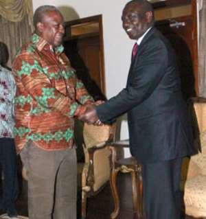Prez Mahama and Kenyan envoy