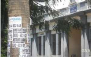 Loan Companies Deface Ministries With Posters