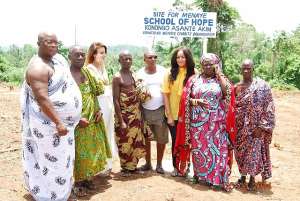 MENAYE DONKOR MUNTARI COMMISSIONS LAND FOR NEW MENAYE SCHOOL OF HOPE AT KONONGO