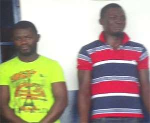 Mahmudu (left) and Sefa (a.k.a. Surveyor) (right)