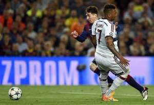 Social media turns on Boateng after Messi slip
