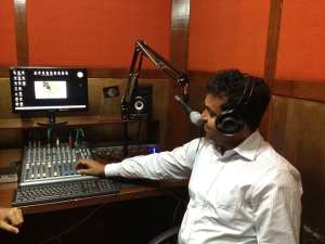 S M Saif Rahman the CEO  Founder of D5Creation.com who is one of top 16 WordPress theme developers in the world  a IT Professionals, sitting with Radio Bikrampur FM 99.2.