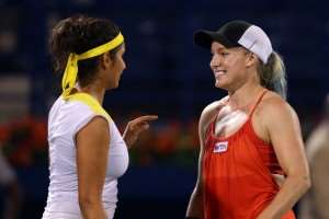 TennisDubai: Doubles won by Bethanie and Sania-video
