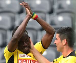 Samuel Afum scored a brace for Young Boys in their 8-0 win on Saturday