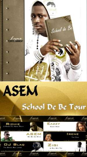 STUDENTS GIVE ASEM THE 'MICHEAL JACKSON' TREATMENT; AS HE EMBARKS ON THE SCHOOL DEY BE TOUR.
