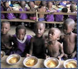 Record accurate expenditure on school feeding.