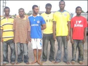 Seven Robbers Nabbed