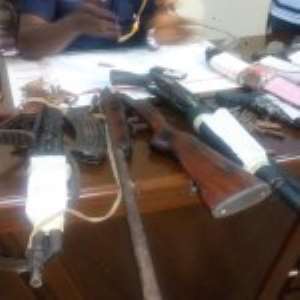 Police Seize Weapons In WR