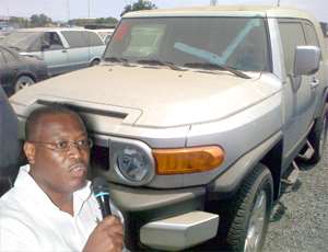 A 50GP car at the Tema Port (insert) Alex Segbefia