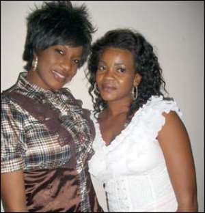 Chika Ike left and Luckie Lawson