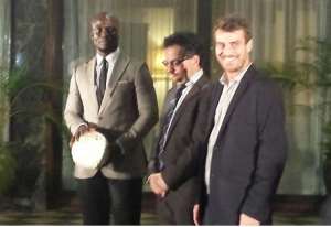 Stephen Appiah launches Ghana-made 'Tornado' football with ex GFA boss Brew-Buttler emerging highest purchaser