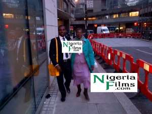 Genevieve Nnaji Releases Mum, Brother's Picture pls help with nfc logo n post