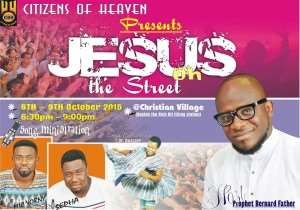 Church Set To Launch Jesus On The Street Crusade