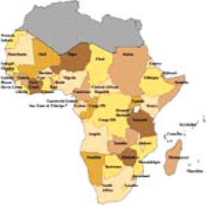 MAP OF SUB-SAHARA AFRICA